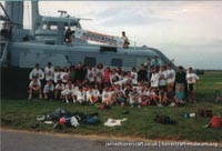 BH7 being moved to The Hovercraft Museum